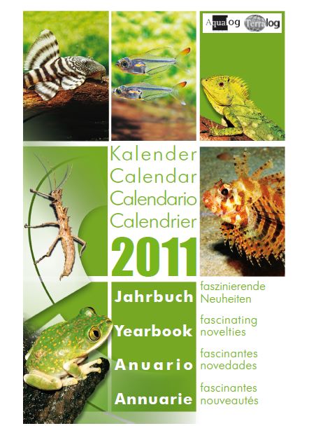 Aqualog Kalender Jahrbuch 2011 Calendar Yearbook 2011