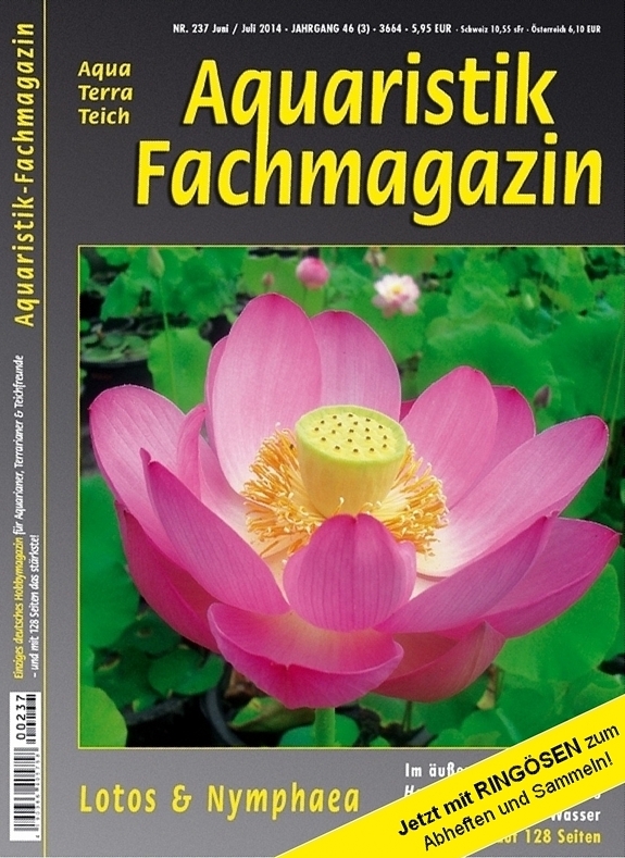 Aquaristik Fachmagazin 237 Juni/Juli 2014