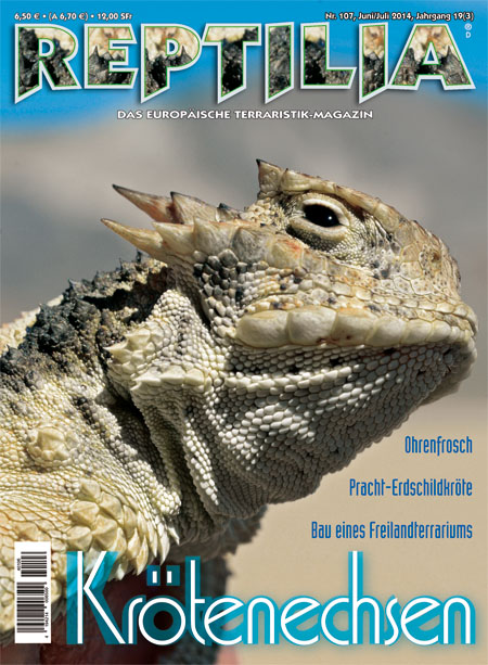 Reptilia 107 – Krötenechsen Junil / Juli 2014