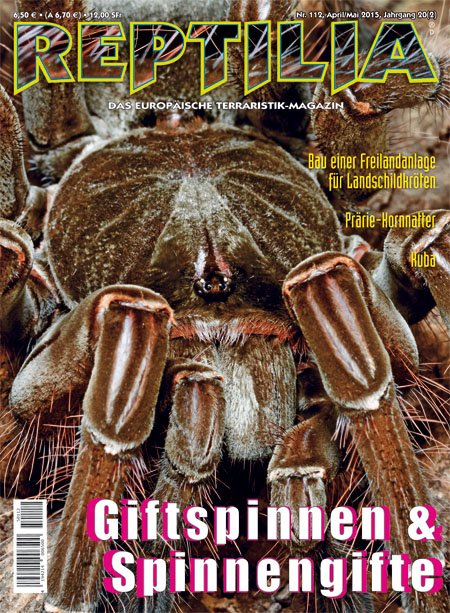 Reptilia 112 – Gitftspinnen & Spinnengifte April/Mai 2015