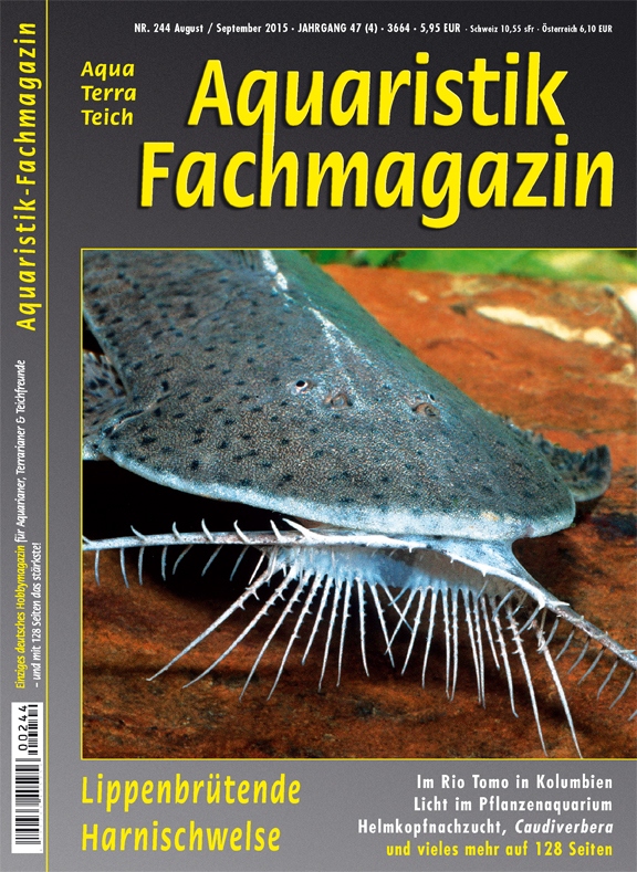 Aquaristik Fachmagazin 244 August/September 2015