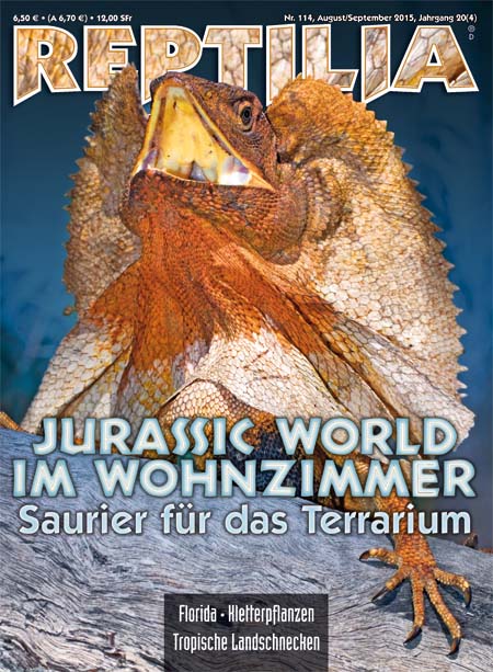 Reptilia 114 – Jurassic World im Wohnzimmer August/September 2015